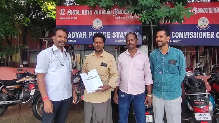 வேளச்சேரியில் பழ வியாபாரியிடம் பாரத் பே கியூ ஆர் கோடு மூலம் பெற்ற பணத்தை மோசடியாக அபகரித்த பாரத் பே நிறுவன ஊழியர் மீது அடையார் சைபர் கிரைம் போலீசில் புகார்.