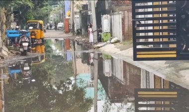 வேளச்சேரி தெருக்களில் ஓடும் சாக்கடை நீரால் நோய் தொற்று பரவும் அபாயம்