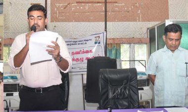 மாவட்ட ஆட்சியர் அலுவலகத்தில் மனித உரிமைகள் தினம் உறுதிமொழியேற்பு நிகழ்ச்சி