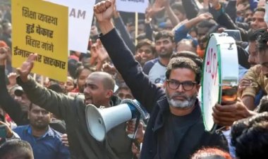 போலீஸ் தடியடி நடத்தியதும் பறந்தோடிய பிரசாந்த் கிஷோர்.! மாணவர்கள் கொந்தளிப்பு.!