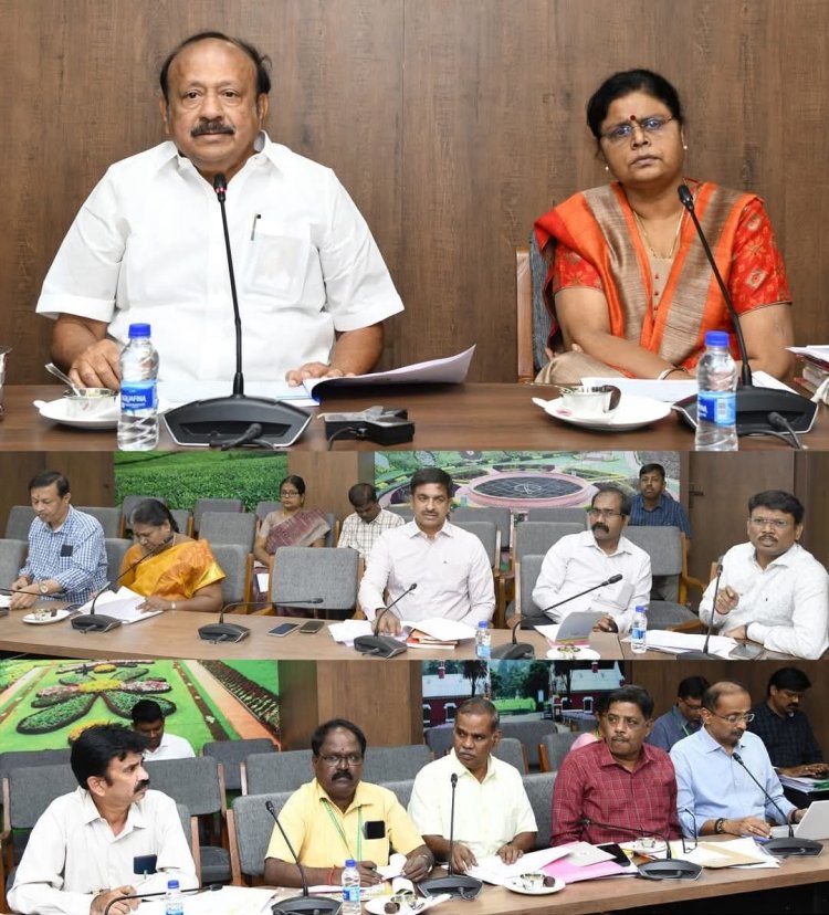 மழையால் பாதிக்கப்பட்ட பயிர்களுக்கு உரிய இழப்பீடு வழங்க அதிகாரிகள் ஆய்வு மேற்கொண்டு அறிக்கைகளை சமர்பிக்க வேண்டும் - அமைச்சர் MRK  பன்னீர் செல்வம் அறிவுறுத்தல்.!