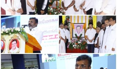 சென்னையில் நடைபெற்ற படத் திறப்பு நிகழ்வில் கலந்து கொண்டு உரையாற்றிய விசிக தலைவர் தொல்.திருமா.!