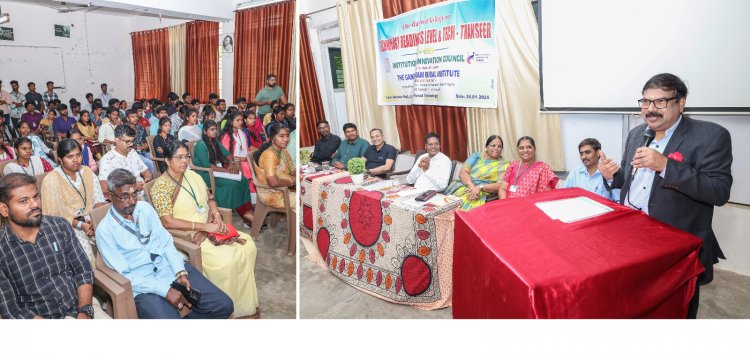 மாணவர்களுக்கான தொழில்நுட்ப  தயார் நிலை மற்றும் தொழில்நுட்ப பரிமாற்றம் குறித்தும் ஒரு நாள் பயிற்சி பட்டறை .!