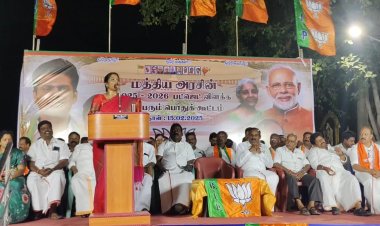 பாஜகவின் பட்ஜெட் விளக்கத்தை பொதுமக்களிடையே எடுத்துரைத்த மாநில பொதுச் செயலாளர் கார்த்தியாயினி.!