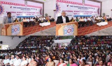 காந்திகிராம கிராமிய நிகர்நிலைப் பல்கலைக்கழகத்தில் தேசிய அறிவியல் தினம் கொண்டாட்டம் - 2025.!