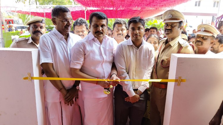கரும்பத்தம்பட்டி நகராட்சியில் தீயணைப்பு மற்றும் மீட்பு பணி நிலையத்தை திறந்து வைத்த அமைச்சர் செந்தில் பாலாஜி.!