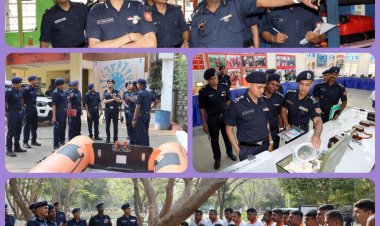 தேசிய பேரிடர் மீட்புப் படை அரக்கோணம் வாளகத்தில் ஆய்வு.!