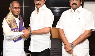 லண்டன் சென்று வந்த இசைஞானி இளையராஜாவை பாராட்டிய முதலமைச்சர். !