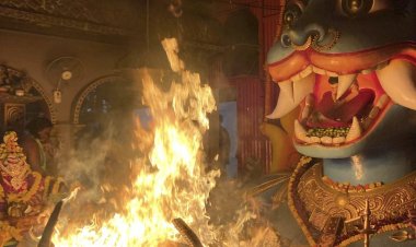 ஸ்ரீ பிரத்தியங்கிரா தேவி திருக்கோயிலில் மாசி மாத பவுர்ணமி சிறப்பு பூஜை மற்றும் மிளகாய் வத்தல் யாகம்.!