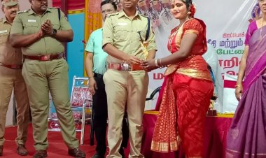 மாவட்ட காவல் கண்காணிப்பாளர் தலைமையில் விழிப்புணர்வு நிகழ்ச்சி.!