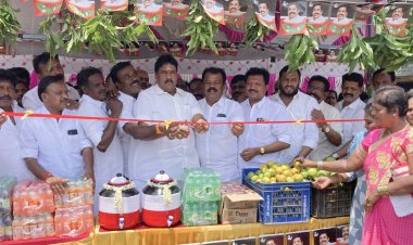 தாகம் தீர்க்கும் வகையில் தண்ணீர் பந்தல் திறக்கும் நிகழ்ச்சி .!