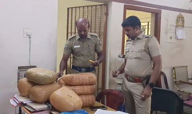 சேலத்தில் கஞ்சா மூட்டைகள் கடத்தி வந்த வடமாநில நபர் கைது.!