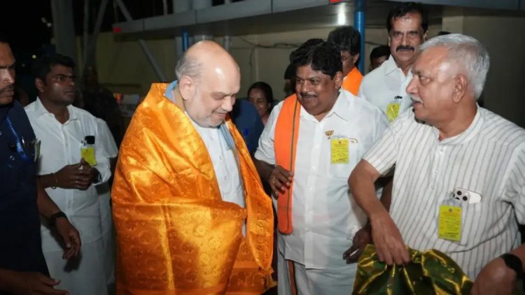 உள்துறை அமைச்சர் அமித்ஷா அலுவலகத்திலிருந்து போன்.! உடனே ஓடோடி வந்த பா.ஜ.க.புள்ளி.!