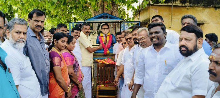 இலஞ்சியில் திமுக சார்பில் அம்பேத்கர் பிறந்தநாள் விழா.!