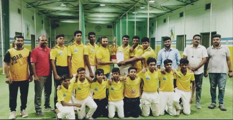 கிரிக்கெட் போட்டியில் வெற்றி பெற்றவர்களுக்கு பரிசளிப்பு விழா.!