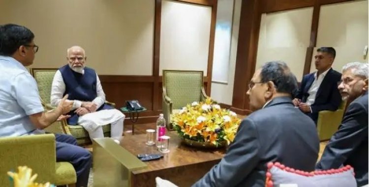 பஹல்காம் தாக்குதலுக்கு பதிலடி கொடுக்க சௌதி பயணத்தை பாதியில் முடித்து விட்டு நாடு திரும்பினார் பிரதமர் மோடி.!