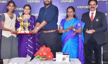 தென்காசி மாவட்டத்தில்  பிளஸ் 2 தேர்வில் ஆக்ஸ்போர்டு பள்ளி முதலிடம்.!