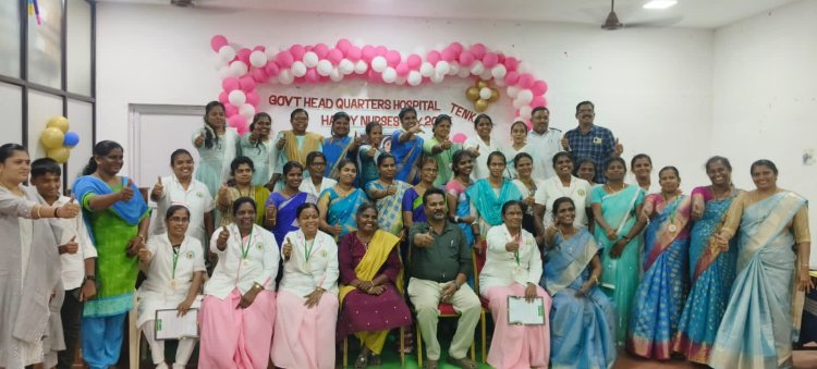 அரசு தலைமை மருத்துவமனையில் உலக செவிலியர் தின விழா .!