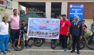 தென்காசியில் உலக மிதிவண்டி தினத்தை முன்னிட்டு மாபெரும் விழிப்புணர்வு பேரணி.!