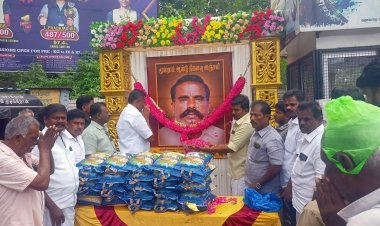 திமுக முன்னாள் ஊராட்சி மன்ற தலைவர்  முருகேசனின் 3 ஆம் ஆண்டு நினைவு தினம் .!