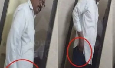 கழிவறையில் லஞ்சம் வாங்கிய பத்திரப்பதிவு அதிகாரி, வீடியோ வெளியானதால் நடவடிக்கை  .!