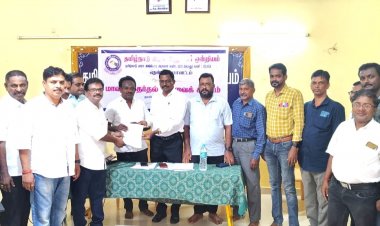 தமிழ்நாடு அரசு அலுவலர் ஒன்றிய மாவட்ட தலைவராக வேளாண்மை துறை சுப்பிரமணியன் மீண்டும் தேர்வு .!