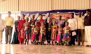 தருமபுரி மாணவிகள் கலந்து கொண்ட சலங்கை அணியும் விழா .!