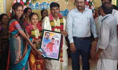 பெற்றோரை இழந்த பெண்ணிற்கு சகல சீர் வரிசைகளுடன் திருமணம் நடத்தி வைத்த பத்திரப்பதிவுத்துறை ஐ.ஜி .!
