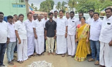 பண்டசமனூா் கிராமத்தை சாா்ந்த அரசு பள்ளியில் படித்த மாணவன் மா.சதிஷ்குமாா் நீட் நுழைவு தோ்வில் மாநில அளவில்  இரண்டாம் இடம் பிடித்து சாதனை .!