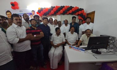 அண்ணா அறிவகம் (Fire Wall) வார் ரூமை திறந்து வைத்த அமைச்சர் அர.சக்கரபாணி. "