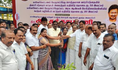 கலைஞர் நகர்ப்புற மேம்பாட்டுத்திட்டம் 2025-2026  திட்டத்தில்  கீழ் ரூ. 53 இலட்சம் மதிப்பீட்டில் திட்டப் பணிகள். !