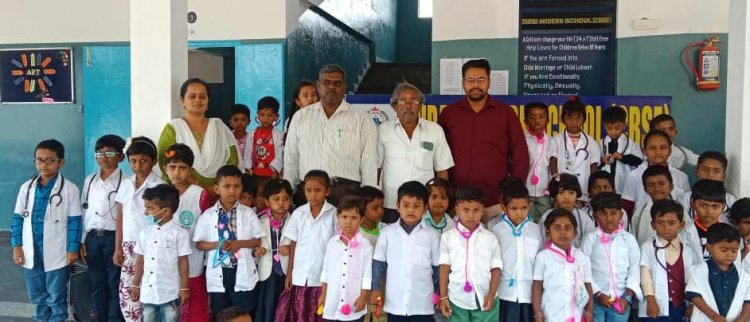 துரை மாடர்ன் சிபிஎஸ்இ பள்ளியில்  தேசிய மருத்துவர் தின கொண்டாட்டம்..!