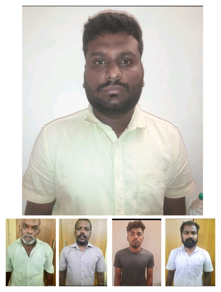 தொடர் இருசக்கர வாகன திருட்டில் ஈடுபட்டு வந்த 5 பேர் கைது. இரண்டு இருசக்கர வாகனம் பறிமுதல். !
