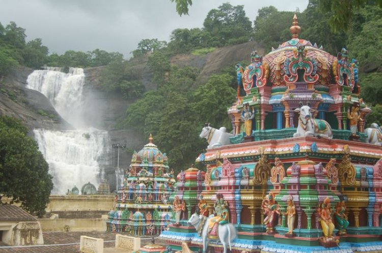 குற்றாலம் திருக்குற்றாலநாத சுவாமி கோவில் ஆடி அமாவாசையை முன்னிட்டு பத்ர தீப வழிபாடு .!