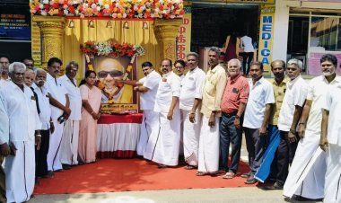 இலஞ்சி பேரூர் திமுக சார்பில் கலைஞரின் 7வது ஆண்டு நினைவு தினம் .!