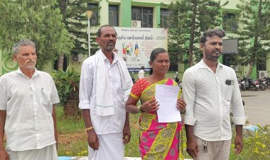 பங்காளிகள் சண்டையை சமாதானம் செய்து வைப்பதாக கூறி  அபராதாம் விதித்து கட்டப் பஞ்சாயத்து செய்து ஊரை விட்டு தள்ளி வைத்தவர்கள் மீது உரிய நடவடிக்கை எடுக்க மாவட்ட ஆட்சியரிடம் மனு. !