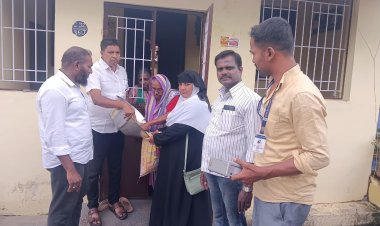 மேட்டுப்பாளையம் 6 வது வார்டில் தாயுமானவர் திட்டத்தின் கீழ் குடிமைப்பொருட்கள் வழங்கும் நிகழ்வு. !