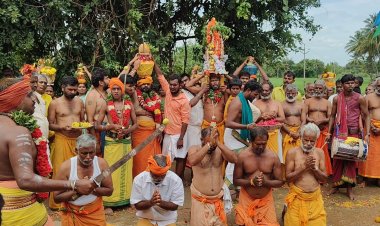 அருள்மிகு ஸ்ரீ மண்டு மாரியம்மன் திருக்கோவில் மண்டல பூஜையை நிறைவினை யொட்டி பால்குடம் ஊர்வலம் மற்றும் தீமிதி விழா .!