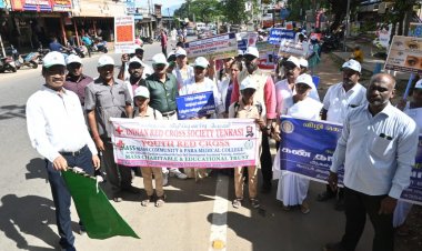 தென்காசியில் 40 வது தேசிய கண் தான விழிப்புணர்வு பேரணி.!