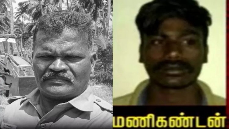 திருப்பூர் எஸ் எஸ் ஐ சண்முகவேல் கொலை வழக்கில் தேடப்பட்டு வந்த மணிகண்டன் போலீசாரால் சுட்டுக் கொலை. !