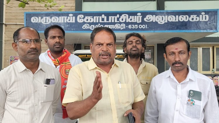 கிருஷ்ணகிரி சட்டமன்ற தொகுதி வாக்குச்சாவடி சிறப்பாக அமைத்தது குறித்து தேசிய மக்கள் கட்சி மாவட்ட தலைவர் டாக்டர் கே எம் சந்திர மோகன் பாராட்டி நன்றி .!
