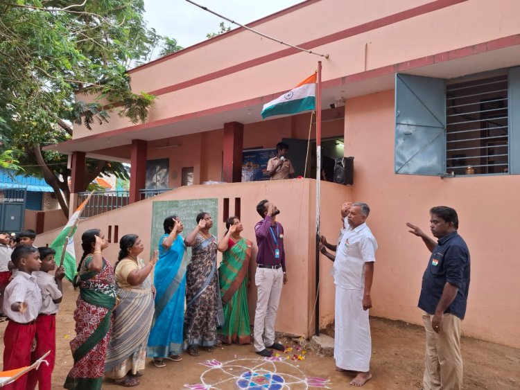 துத்திகுளம் பள்ளியில் 79 வது சுதந்திர தின விழா .!