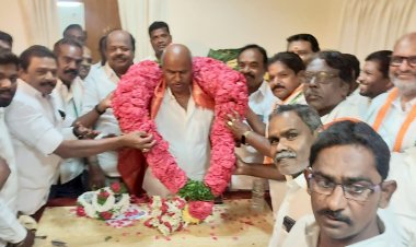 கிருஷ்ணகிரி மாவட்டத்திற்கு வருகை தந்த முன்னால் மத்திய அமைச்சர் கே.வி. தங்கபாலு .!