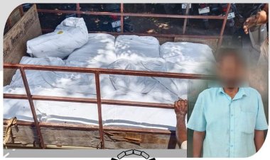 கேரளாவிலிருந்து தமிழகத்திற்கு புகையிலைப் பொருட்கள் கடத்தல் ஒருவர் கைது .!
