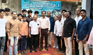 தென்காசியில் பாரத் பிட்னஸ் ஜிம் உடற்பயிற்சி கழக 47வது ஆண்டு விழா, மற்றும் உடற்பயிற்சி உபகரணங்களுடன் கூடிய ஜிம் திறப்பு விழா .!