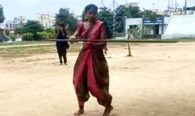 அரசு கலைக்கல்லூரியில் நடைபெற்ற கலைத்திருவிழாவில் தற்காப்பு திறன் குறித்த பயிற்சி நடைபெற்றது..!