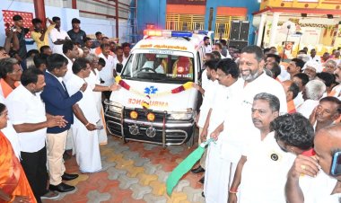 சாம்பவர் வடகரையில்  ஹரி டிரஸ்ட் சார்பில் ஆம்புலன்ஸ்  சேவை .!