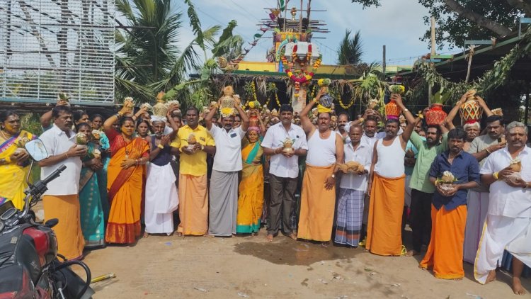 கங்கம்மா மாரியம்மன் கோவில் புதிதாக புனரமைத்து கும்பாபிஷேகம் .!