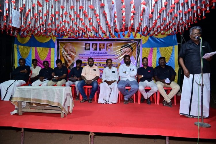 பாரூர் கீழ்குப்பத்தில் சுயமரியாதை இயக்க நூற்றாண்டு நிறைவு விழா மாநில மாநாடு விளக்க தி.க. பொதுக்கூட்டம்..!