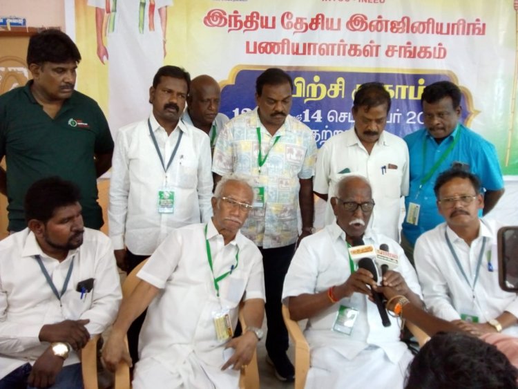 குற்றாலத்தில் இந்திய தேசிய இன்ஜினியரிங் பணியாளர்கள் சங்கம் பயிற்சி முகாம் .!